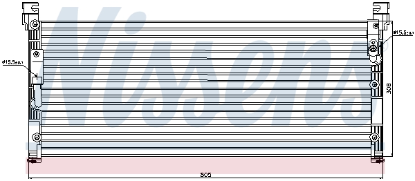 Nissens Airco condensor 94370