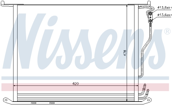 Nissens Airco condensor 94380