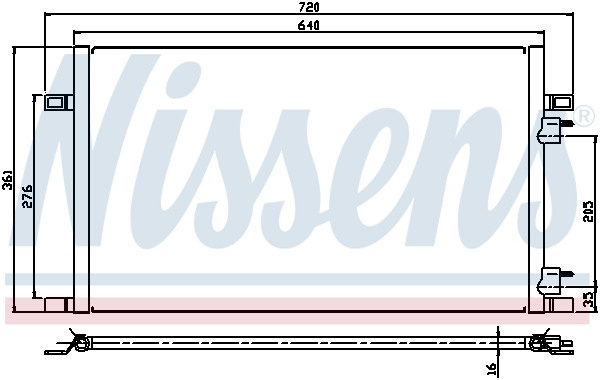 Nissens Airco condensor 94386