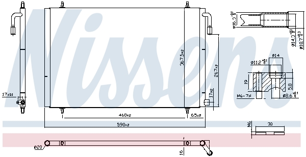 Nissens Airco condensor 94392