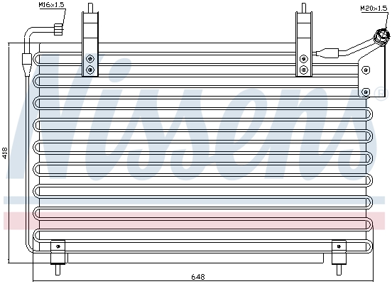 Nissens Airco condensor 94399