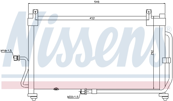 Nissens Airco condensor 94411