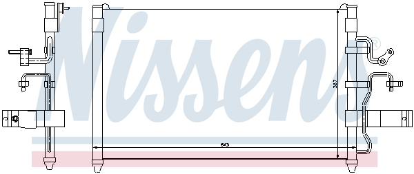 Nissens Airco condensor 94413