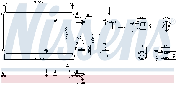 Nissens Airco condensor 94424