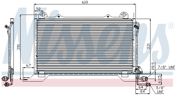 Nissens Airco condensor 94425