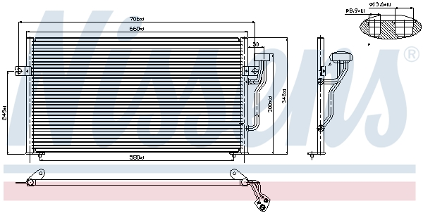 Nissens Airco condensor 94433