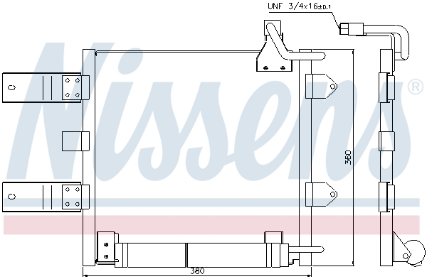 Nissens Airco condensor 94446