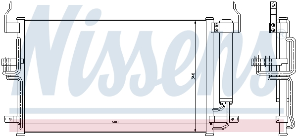 Nissens Airco condensor 94448