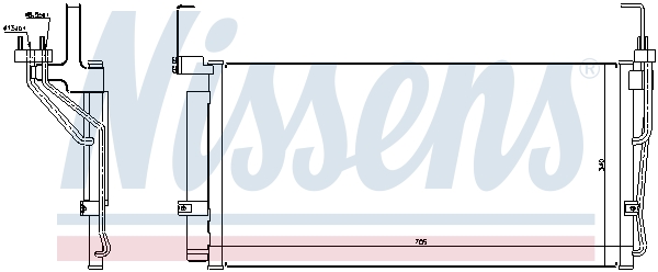 Nissens Airco condensor 94451