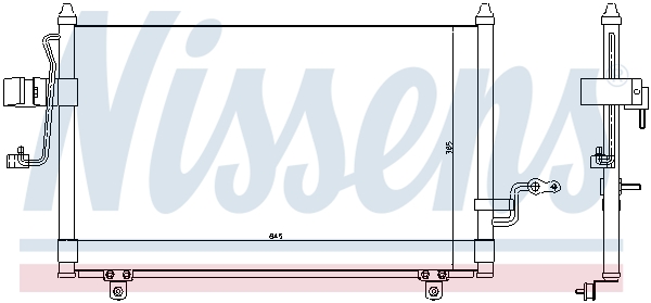 Nissens Airco condensor 94455