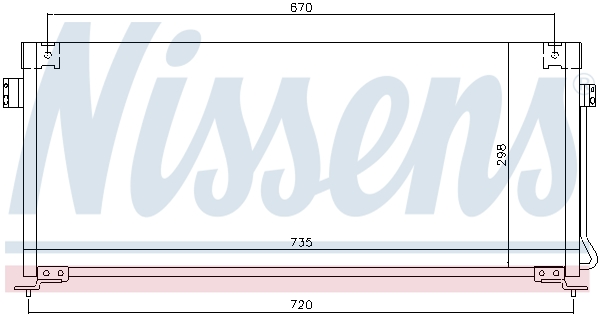 Nissens Airco condensor 94507