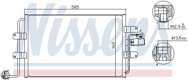 Nissens Airco condensor 94522