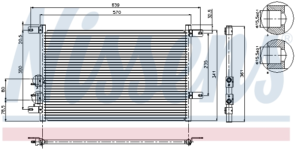 Nissens Airco condensor 94526