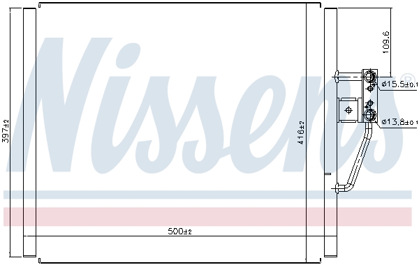 Nissens Airco condensor 94529