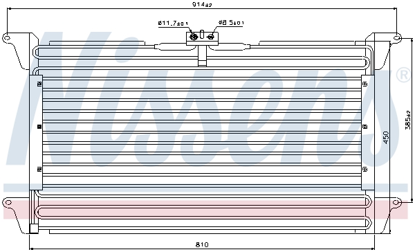 Nissens Airco condensor 94539