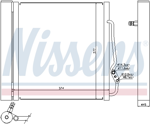 Nissens Airco condensor 94543