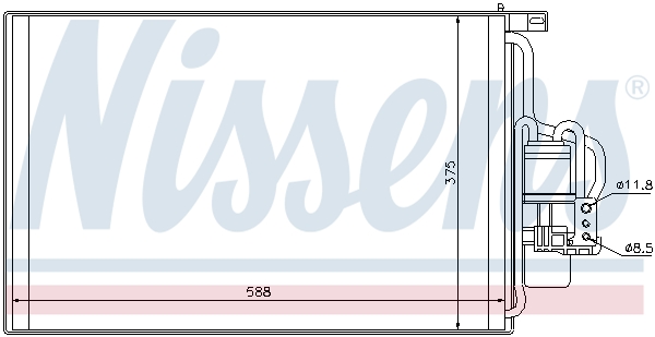 Nissens Airco condensor 94547