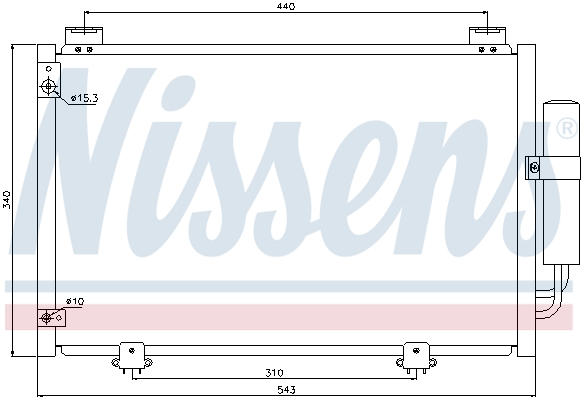 Nissens Airco condensor 94581