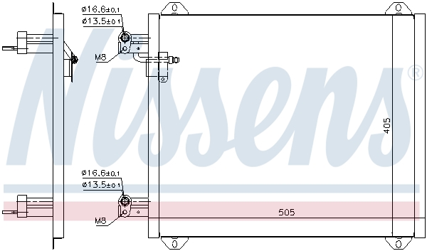 Nissens Airco condensor 94584