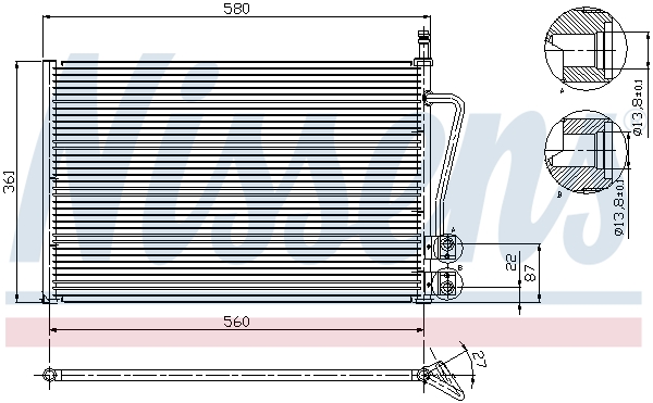 Nissens Airco condensor 94587