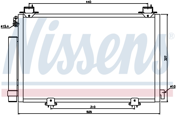 Nissens Airco condensor 94590