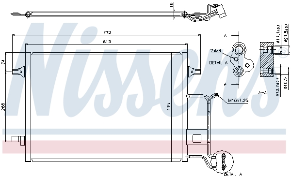 Nissens Airco condensor 94601