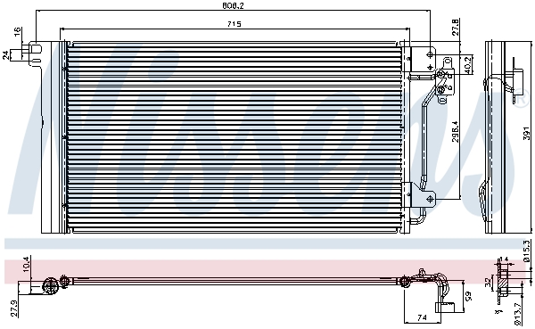 Nissens Airco condensor 94604