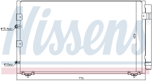 Nissens Airco condensor 94608