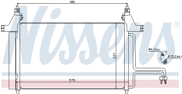 Nissens Airco condensor 94610