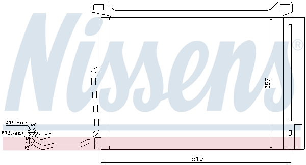 Nissens Airco condensor 94615