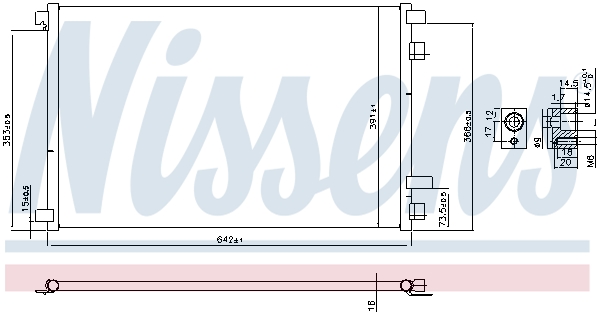 Nissens Airco condensor 94626