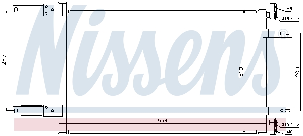 Nissens Airco condensor 94632