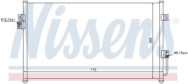 Nissens Airco condensor 94634