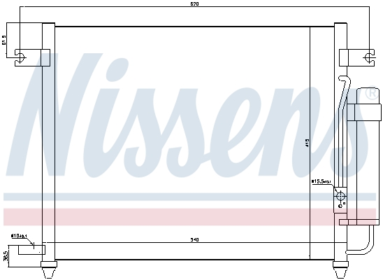 Nissens Airco condensor 94640