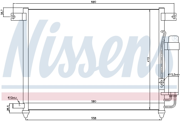 Nissens Airco condensor 94641