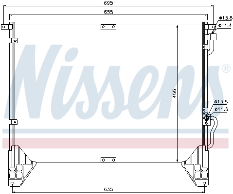 Nissens Airco condensor 94643