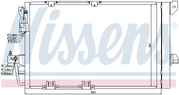 Nissens Airco condensor 94650