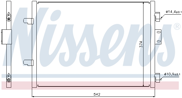 Nissens Airco condensor 94656