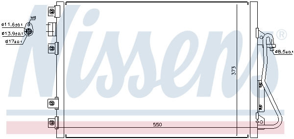 Nissens Airco condensor 94657