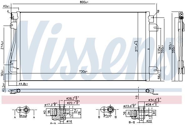 Nissens Airco condensor 94660