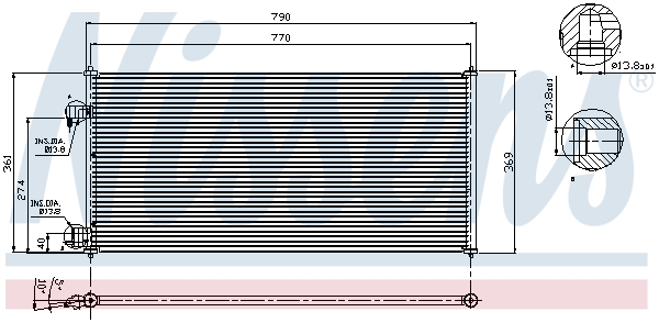 Nissens Airco condensor 94664