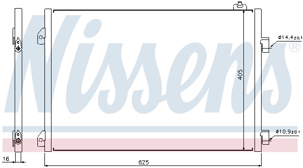 Nissens Airco condensor 94668