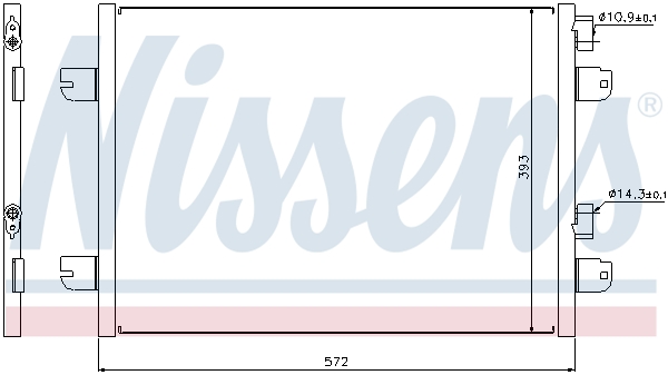 Nissens Airco condensor 94673