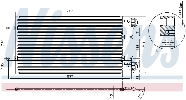 Nissens Airco condensor 94678