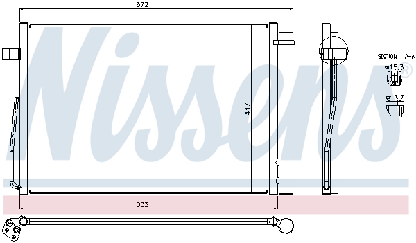 Nissens Airco condensor 94679