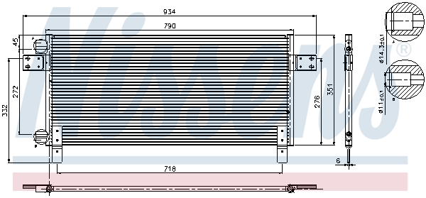 Nissens Airco condensor 94681