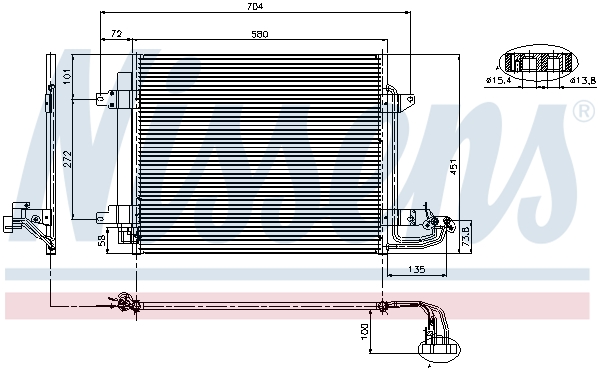 Nissens Airco condensor 94690