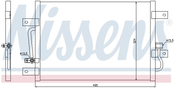 Airco condensor Nissens 94692