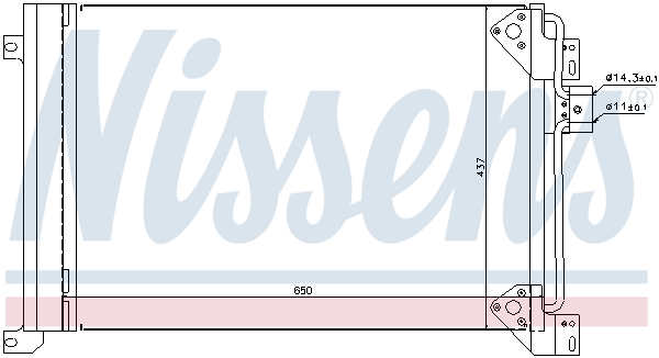 Nissens Airco condensor 94713
