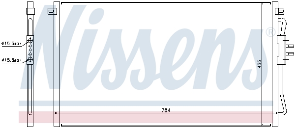 Nissens Airco condensor 94716